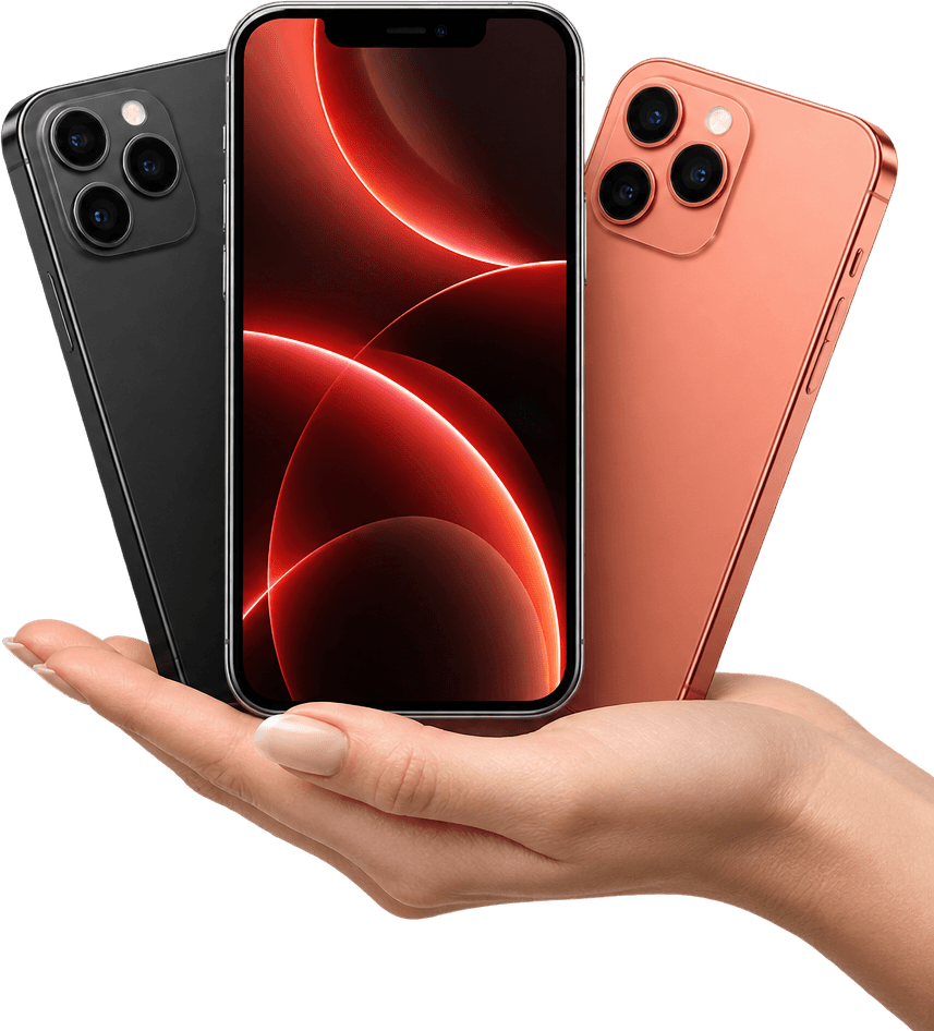 Drei hochwertige geprüfte Smartphones